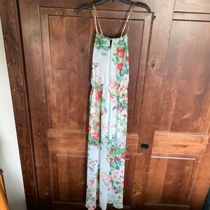 Floral Maxi Dress White